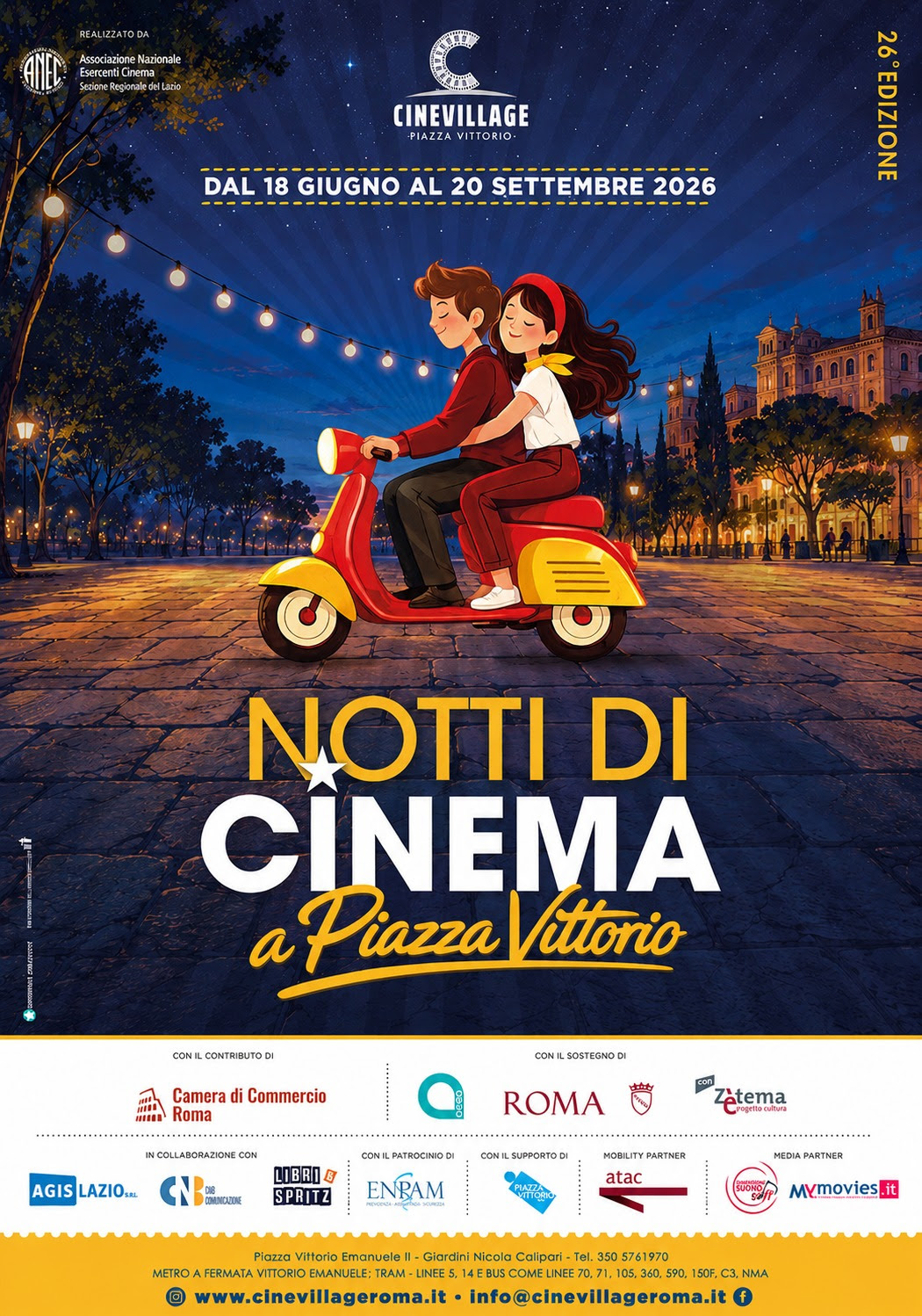 Cinevillage: ecco il cartellone degli eventi di questa ultima settimana a Piazza Vittorio