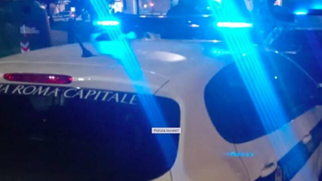 controlli notturni pattuglia polizia locale Roma