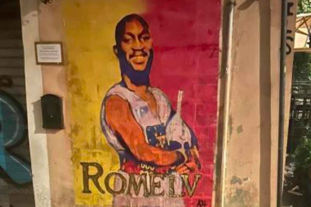 Lukaku murale roma 1