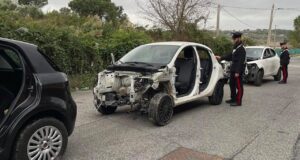 Controlli nei Lotti di via Giotto a Guidonia: trovate 15 auto rubate e cannibalizzate