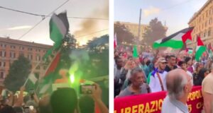 Palestina libera, in migliaia al corteo per Gaza: “Presto una nuova grande manifestazione a Roma”
