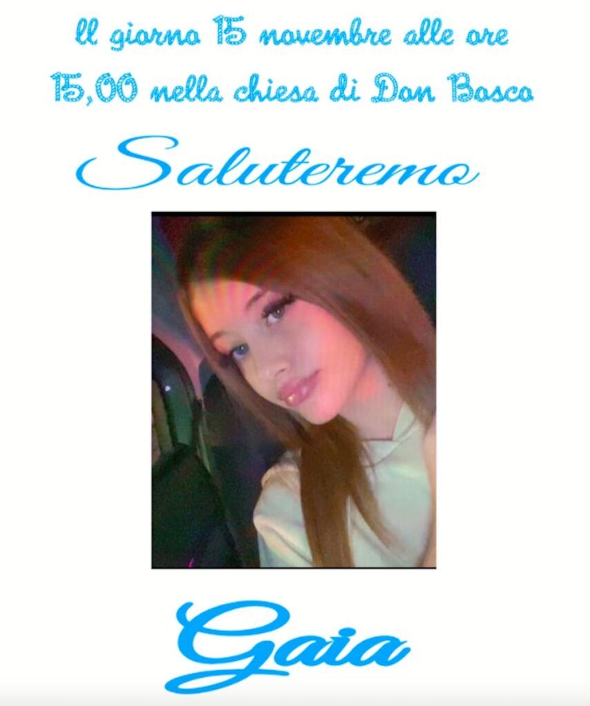 Morta sulla Laurentina a 13 anni, oggi i funerali di Gaia nella chiesa di Don Bosco