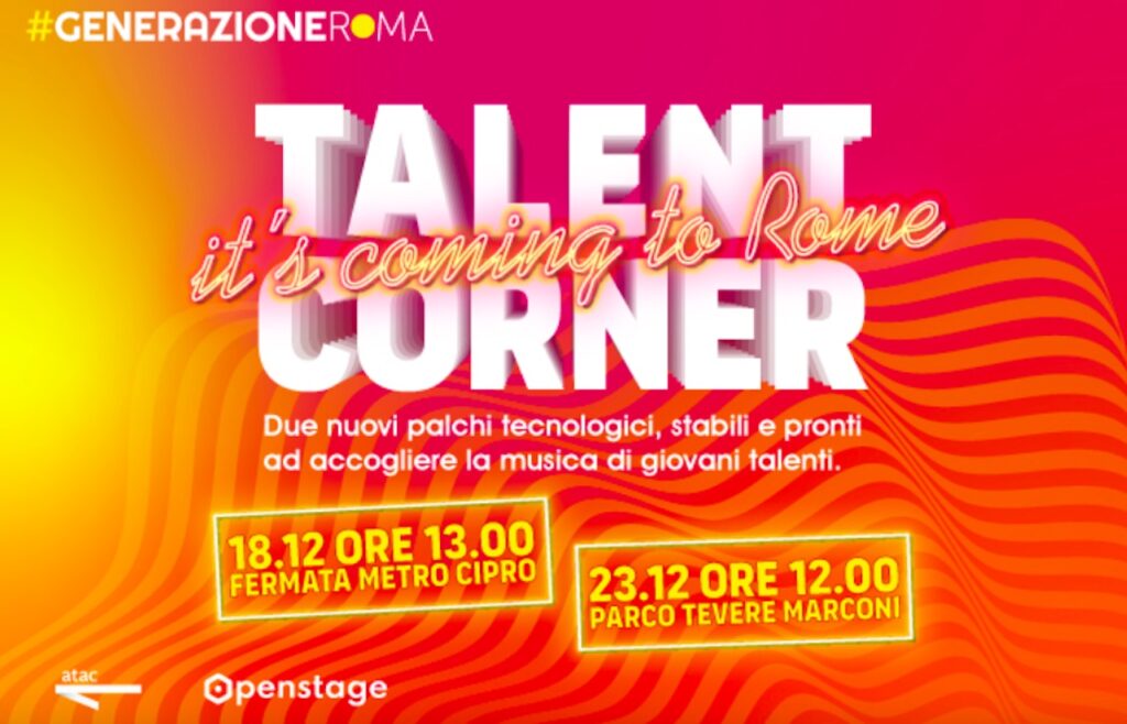 A Roma arrivano i talent corner, due palchi "smart" e gratuiti per esibirsi in pubblico