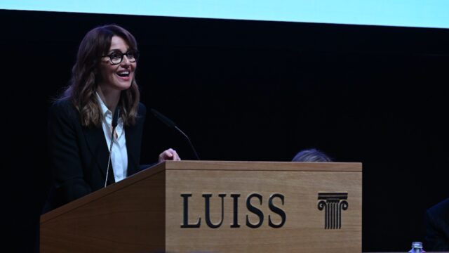 Roma, Paola Cortellesi all’inaugurazione dell’anno accademico della Luiss