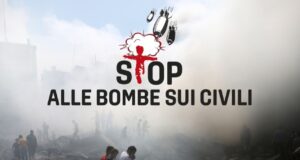 stop alle bombe sui civili