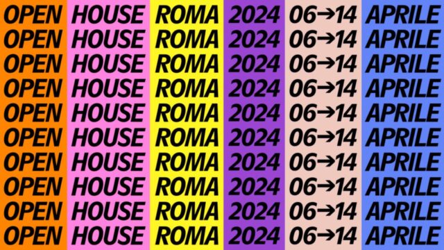 open house roma 2024
