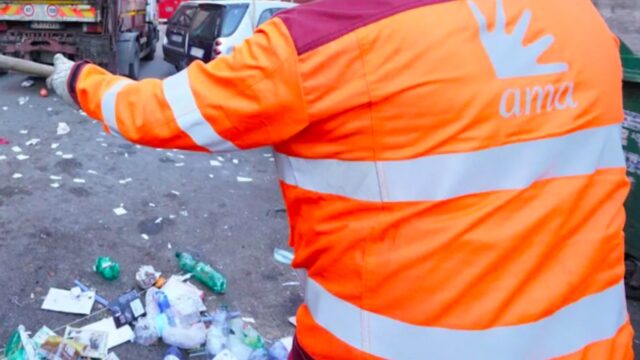 Roma, Ama: per le festività pasquali assicurati servizi di pulizia e raccolta rifiuti