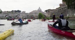 Discesa del Tevere in canoa a Roma: tutte le tappe