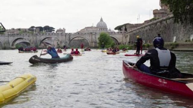 Discesa del Tevere in canoa a Roma: tutte le tappe